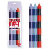 The 9's Make Me Melt Drip Candle 3 - Pk, Passionettes - Passion Coloured Drip Candles - 3 Pack - Mr and Mrs D's